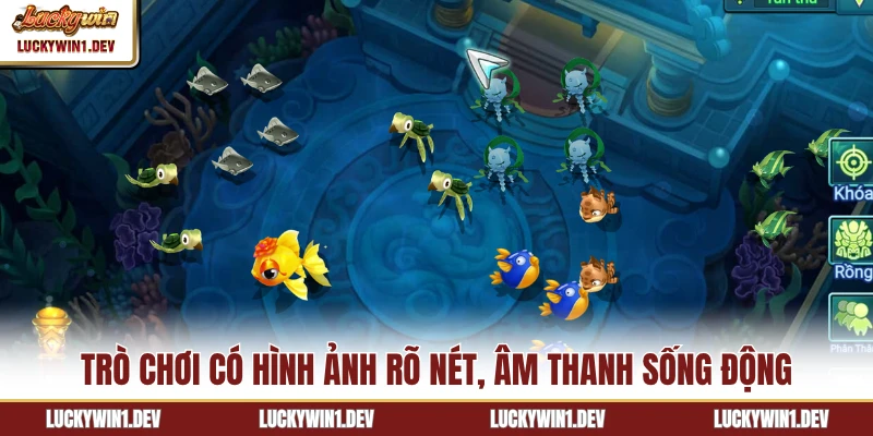 Trò chơi có hình ảnh rõ nét, âm thanh sống động